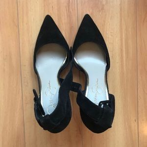 Jessica Simpson ankle strap heels